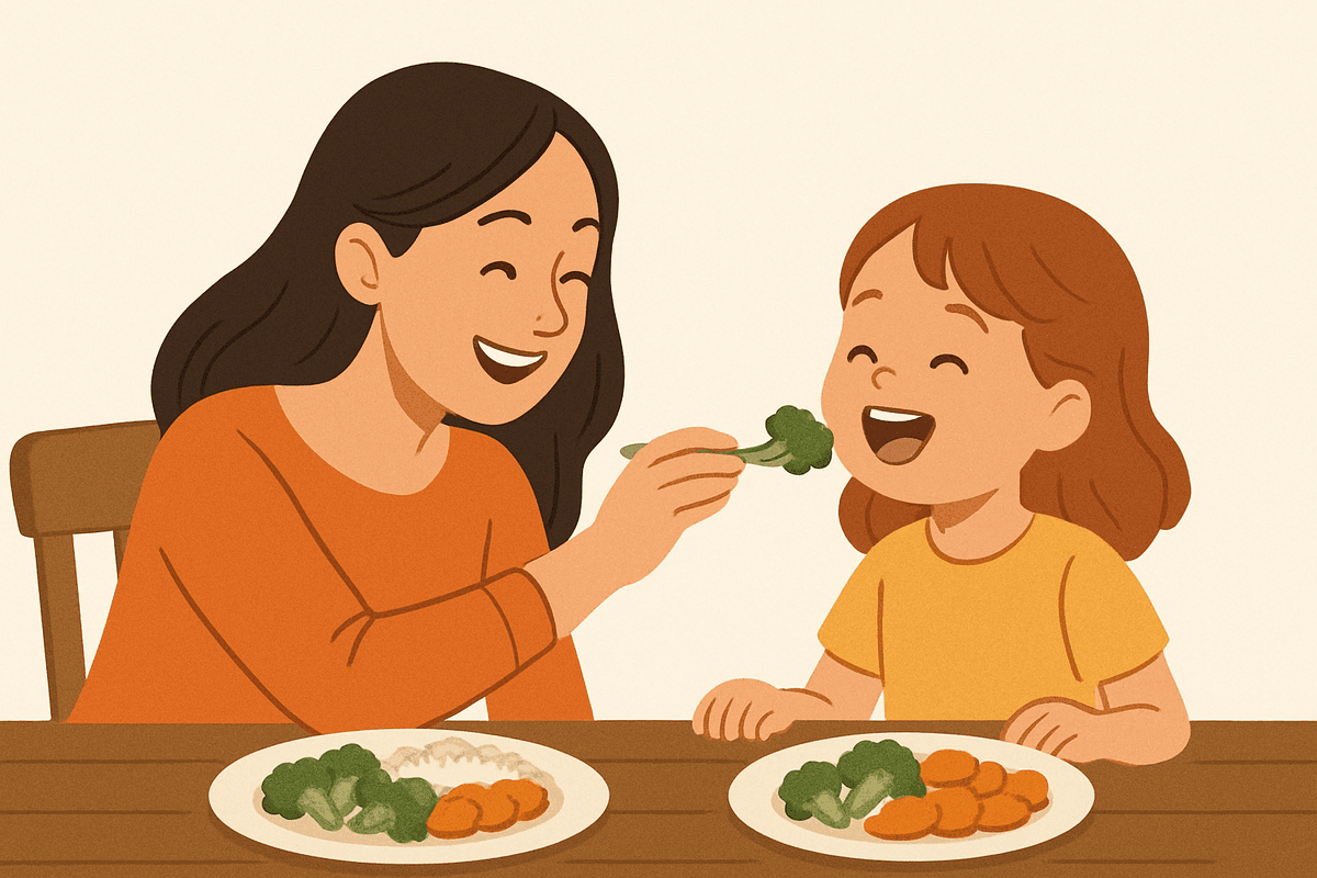 Children's meal planner interface